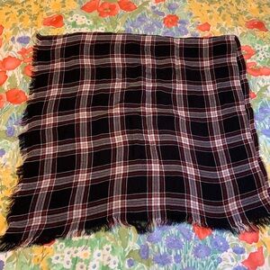 Large Plaid Scarf AS IS